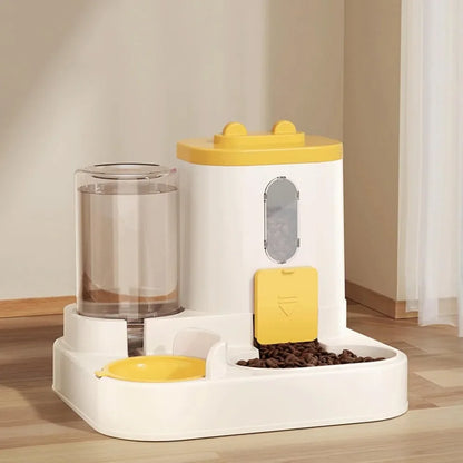 FeedFlow 2-in-1 Auto Food & Water Feeder