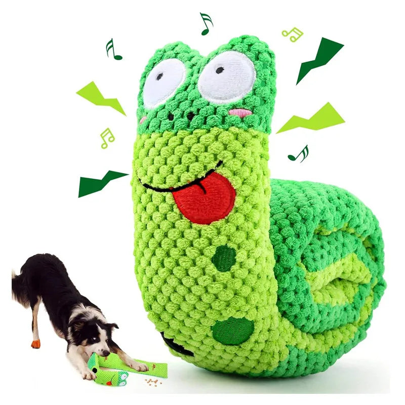 Interactive Snail Puzzle Feeder Toy for Dogs