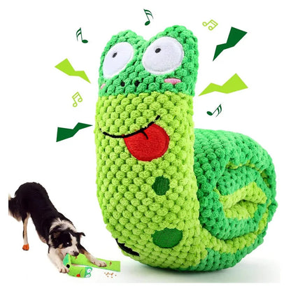 Interactive Snail Puzzle Feeder Toy for Dogs