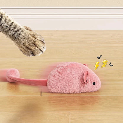 LumoMouse Interactive Plush Cat Toy