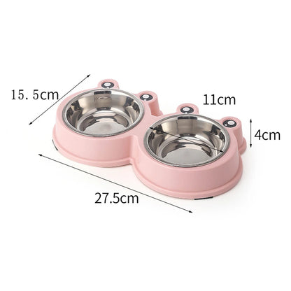 FrogFeast Double Pet Bowl