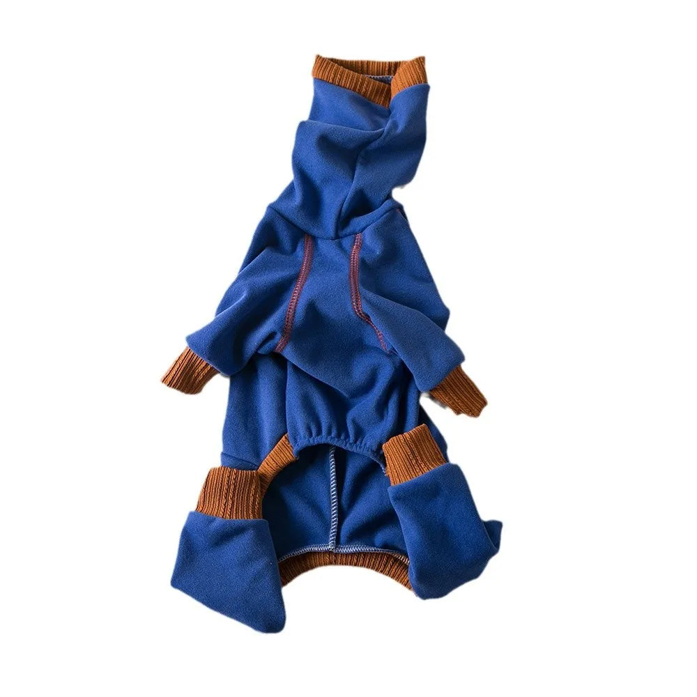 SnowCuddle Plush Winter Dog Jumpsuit