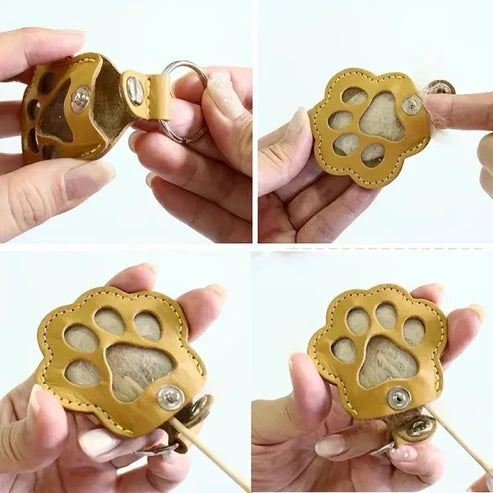 MemoryBand – Leather Keyring for Keeping Pet Hair