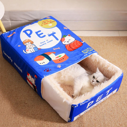 SnackBox Cozy Rectangular Cat & Dog Bed
