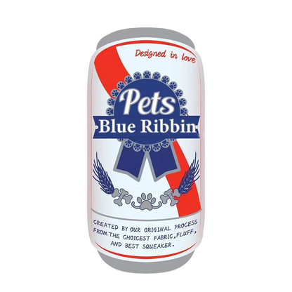 Plush Dog Wine & Beer Bottle Chew Toy