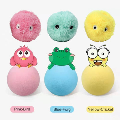 Smart Cat Interactive Plush Ball Toy