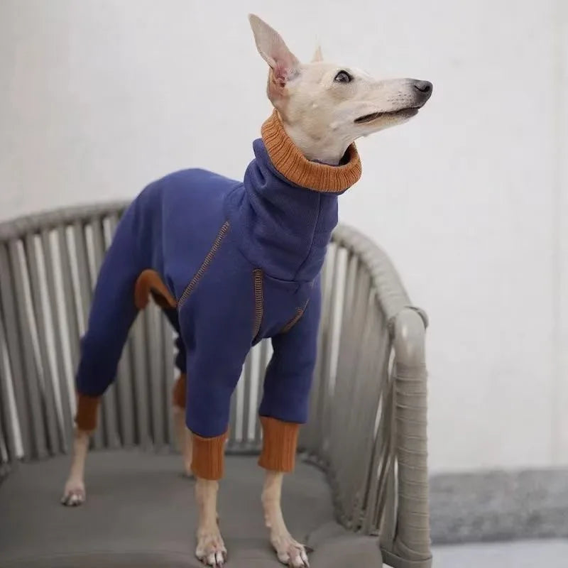 SnowCuddle Plush Winter Dog Jumpsuit