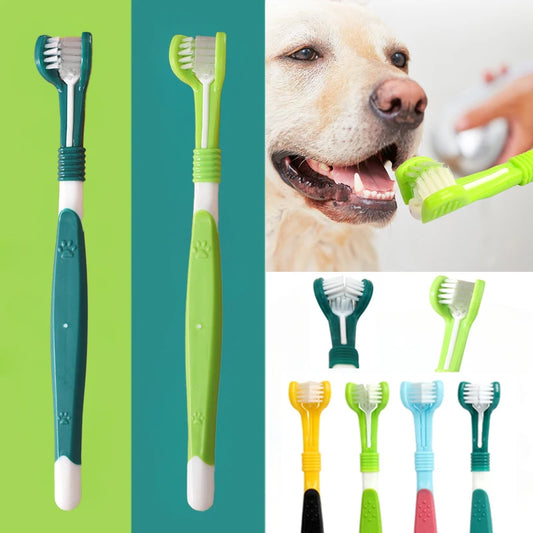 TripleClean 3-Sided Pet Toothbrush