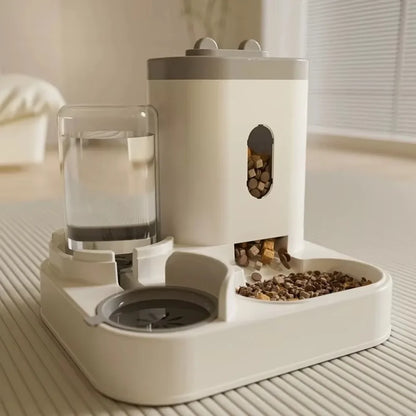 FeedFlow 2-in-1 Auto Food & Water Feeder