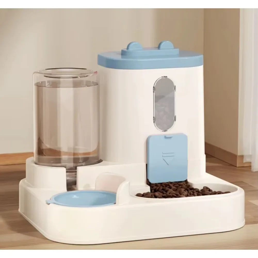 FeedFlow 2-in-1 Auto Food & Water Feeder