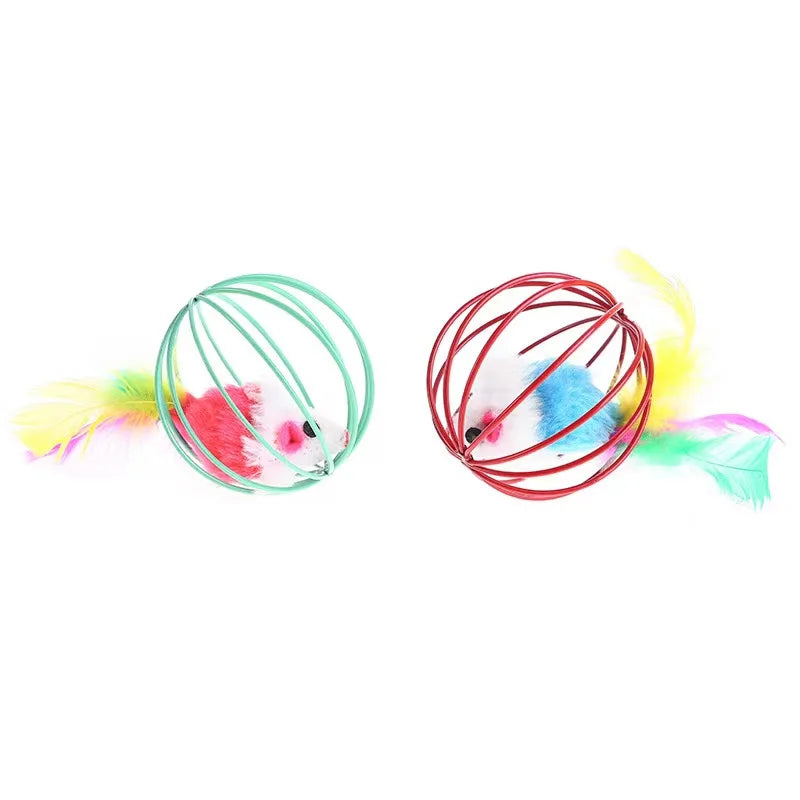 WhiskerRoll Random Colour Mouse Ball Cage