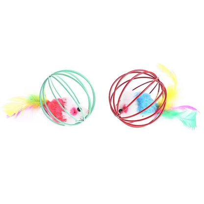 WhiskerRoll Random Colour Mouse Ball Cage