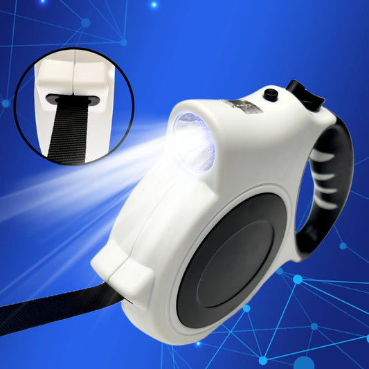 GlowWalk™ Illuminated 5m Retractable Leash