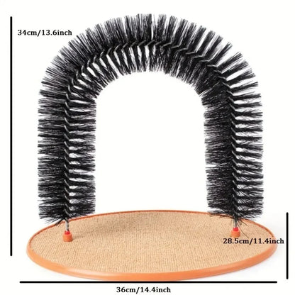 PurrPerfect™ 3-in-1 Self-Grooming Arch & Scratcher