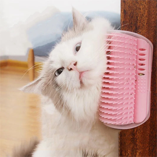 Furniture-Fit Self-Grooming Corner Brush