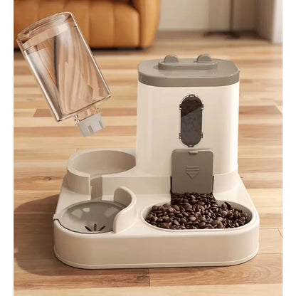 FeedFlow 2-in-1 Auto Food & Water Feeder