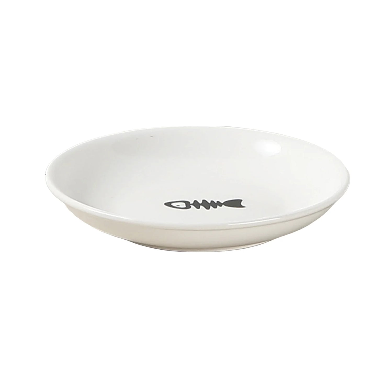 WhiskerEase Elevated Ceramic Cat Bowl