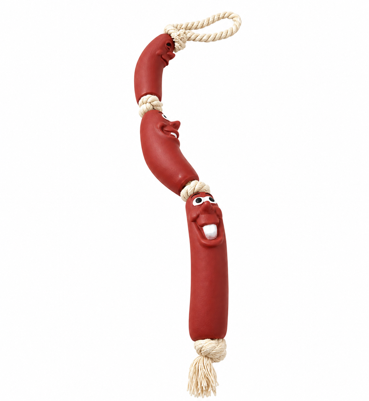 Funny Sausage Rope Dog Toy
