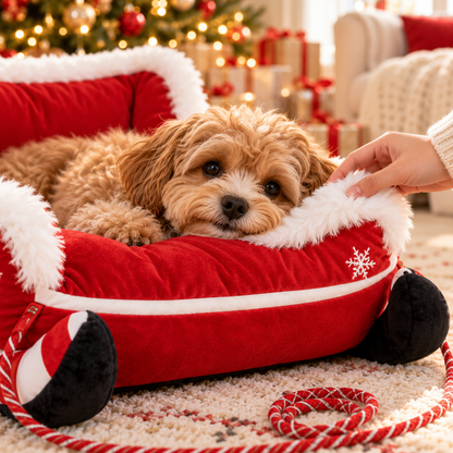 Christmas Sleigh Pet Bed