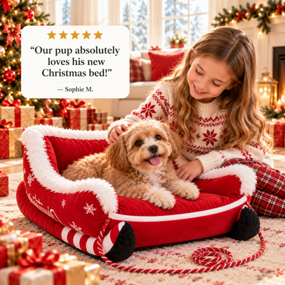Christmas Sleigh Pet Bed