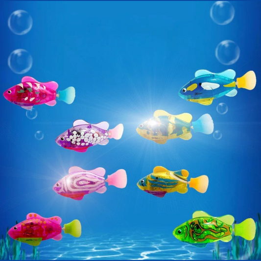 AquaBuddies Swimming Cat Toy Fish Set