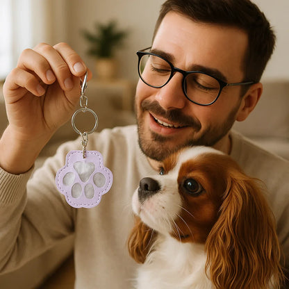 MemoryBand – Leather Keyring for Keeping Pet Hair